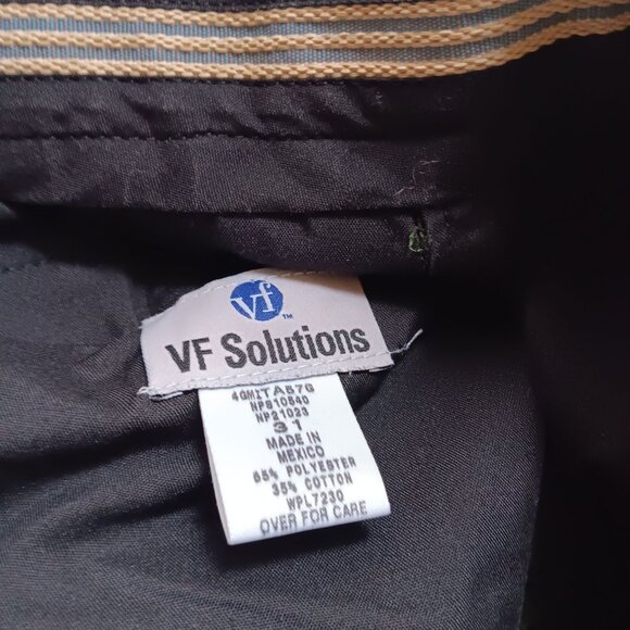 31x30 Vintage Men;s Work Pants Trousers VF Solutions Dark Green 1990's - Picture 5 of 5